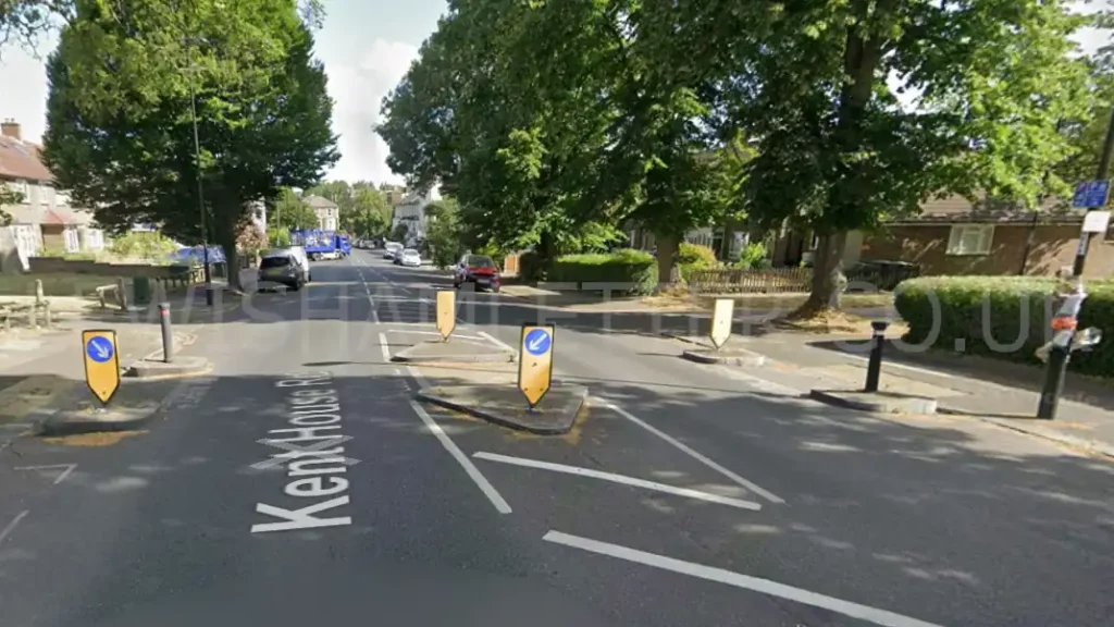 The spot where Mr Darmody was hit