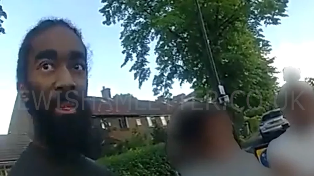 The 25-year-old claimed another car had hit the grandad
