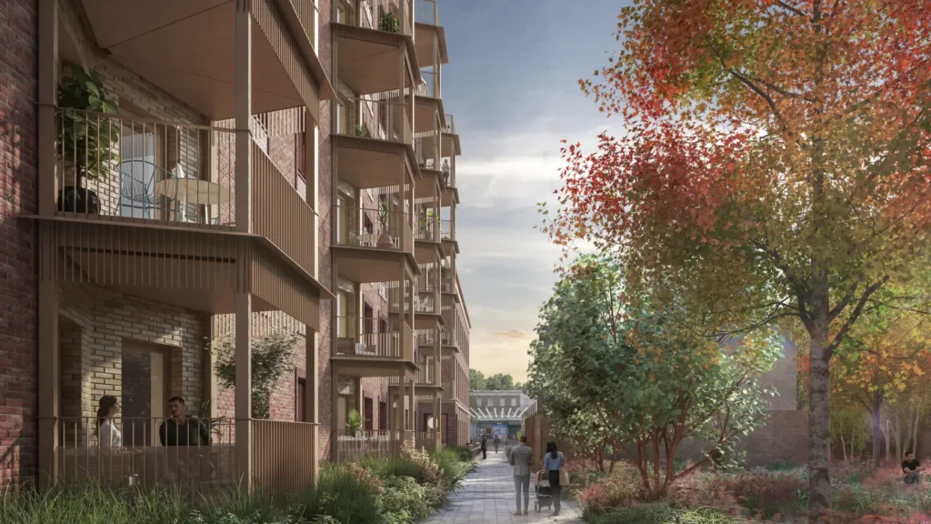 The project will bring more than 300 rental flats to New Cross