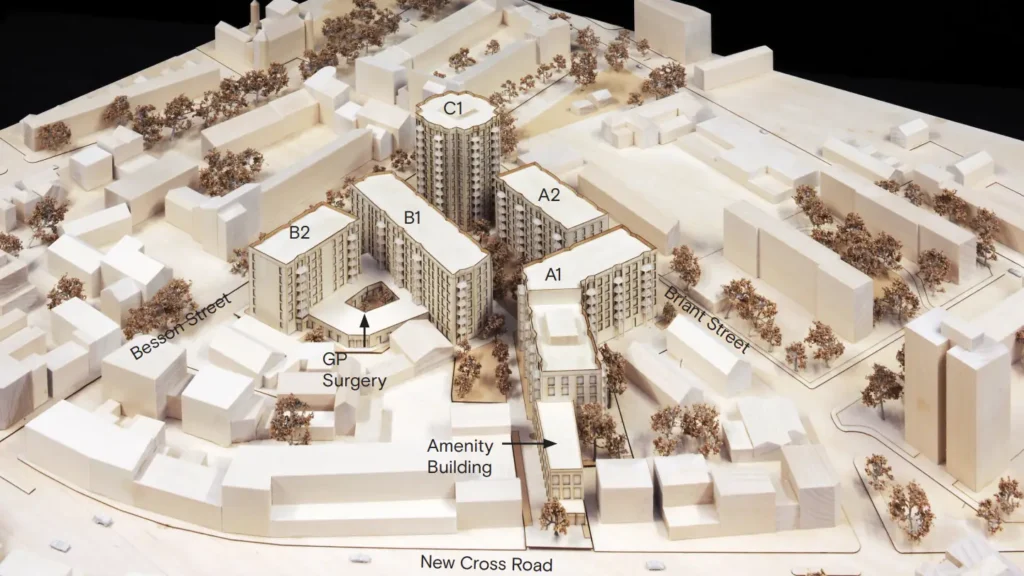 The Besson Street housing project in New Cross has been delayed yet again