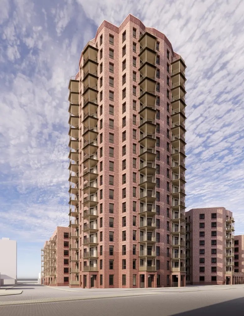 The developer has proposed increasing the height of the tower block from 12 to 18 storeys
