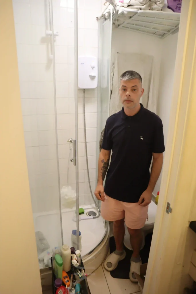 Tony claims his asthma has become worse since living in the flat due to the lack of ventilation